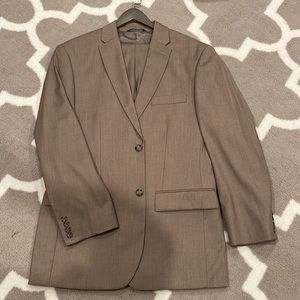 Perry Ellis Tan Suit